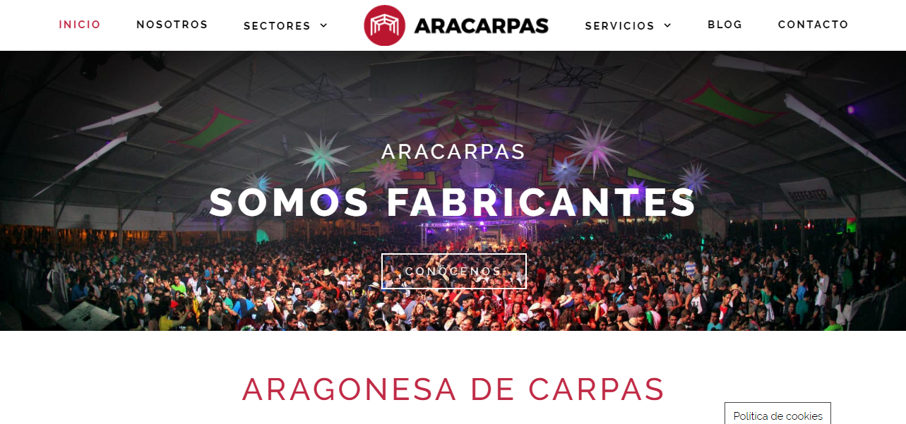 Aracarpas confía en Acertius para gestionar su comunicación online